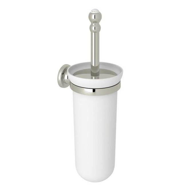 Rohl - Wall Mount Toilet Brush Holder - Polished Nickel