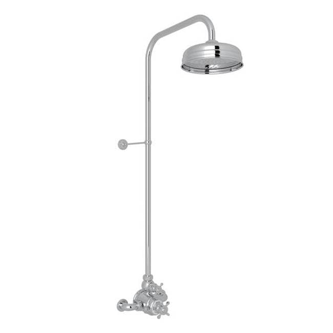 Rohl - EdwardianE 3/4'' Exposed Wall Mount Thermostatic Shower System - Polished Chrome
