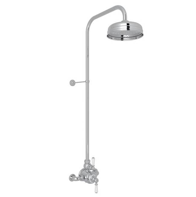 Rohl - EdwardianE 3/4'' Exposed Wall Mount Thermostatic Shower System - Polished Chrome