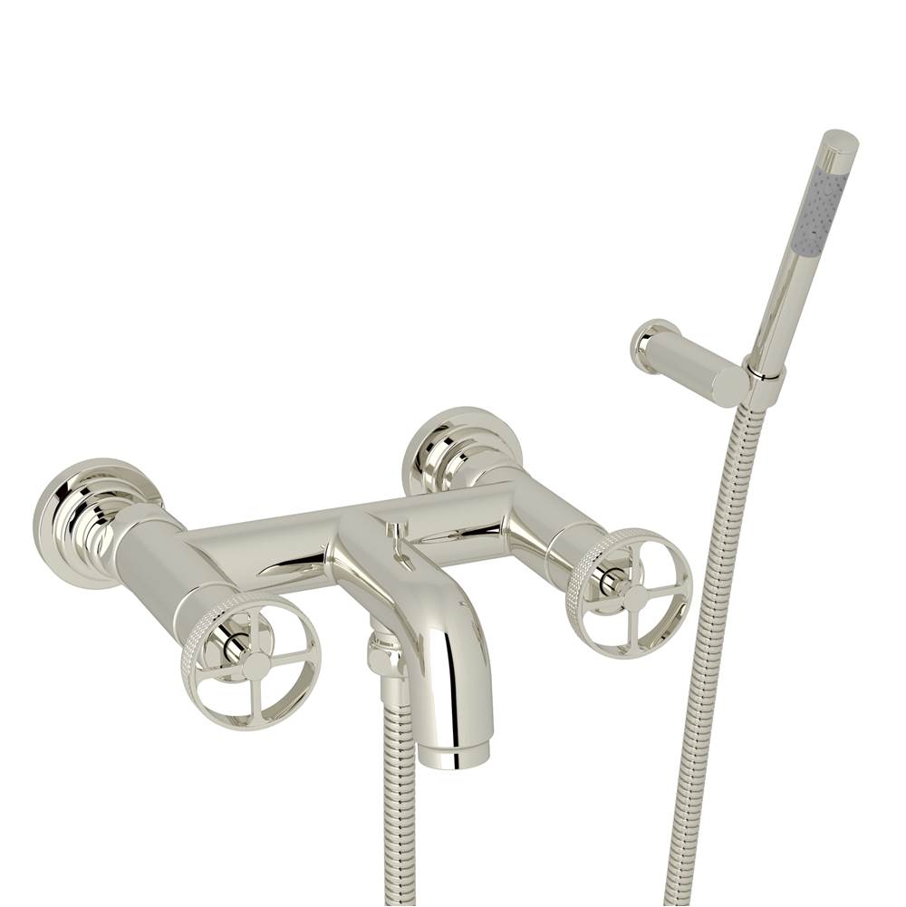 Rohl - CampoE Exposed Wall Mount Tub Filler - Polished Nickel