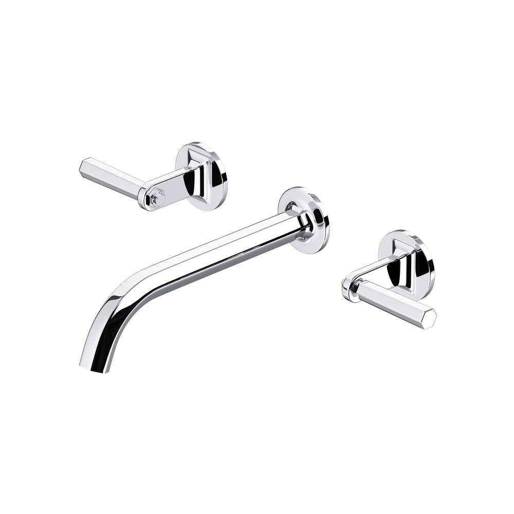 Rohl - ModelleE Wall Mount Lavatory Faucet Trim - Polished Chrome