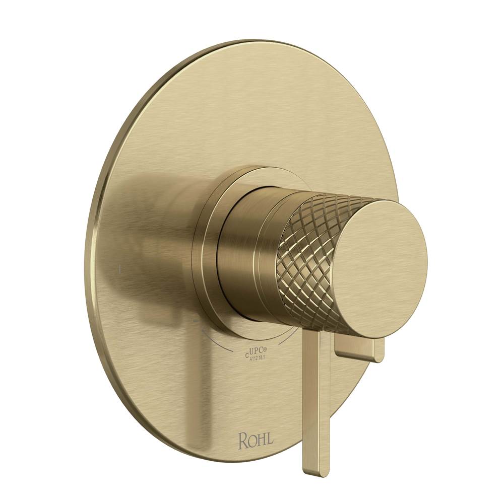 Rohl - TenerifeE 1/2'' Therm & Pressure Balance Trim With 2 Functions - Antique Gold