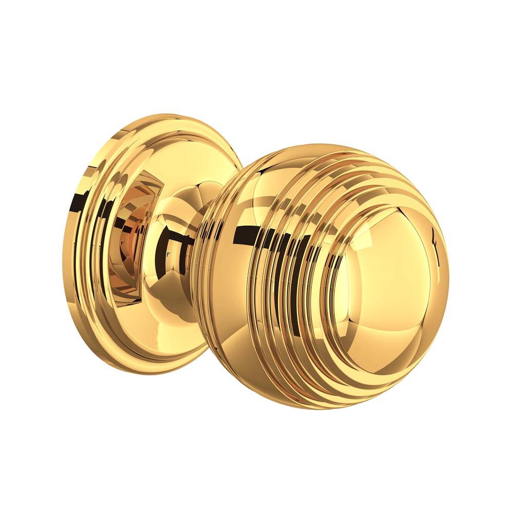 Rohl - Large Contour Drawer Pull Knobs - Set of 5 - English Gold