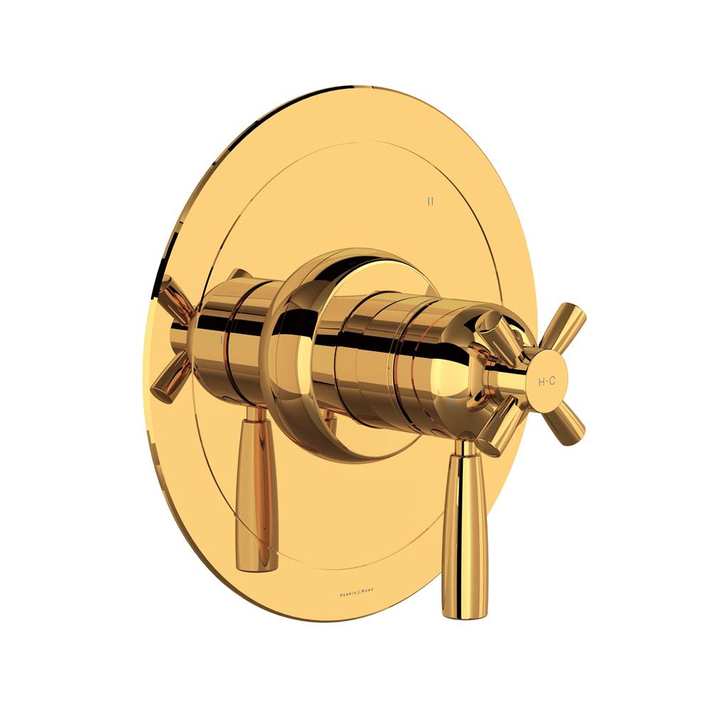 Rohl - HolbornE 1/2'' Therm & Pressure Balance Trim With 3 Functions - English Gold