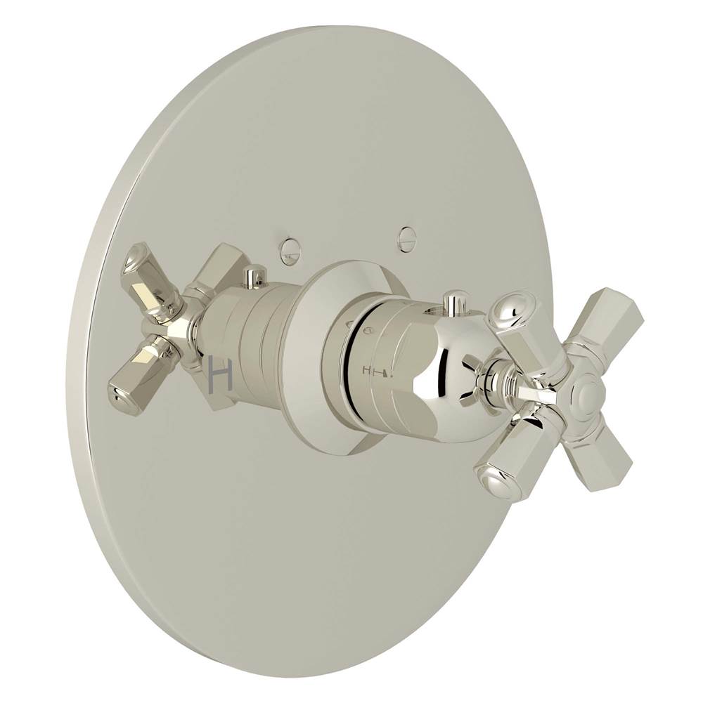 Rohl - San GiovanniE 3/4'' Thermostatic Trim Without Volume Control - Polished Nickel