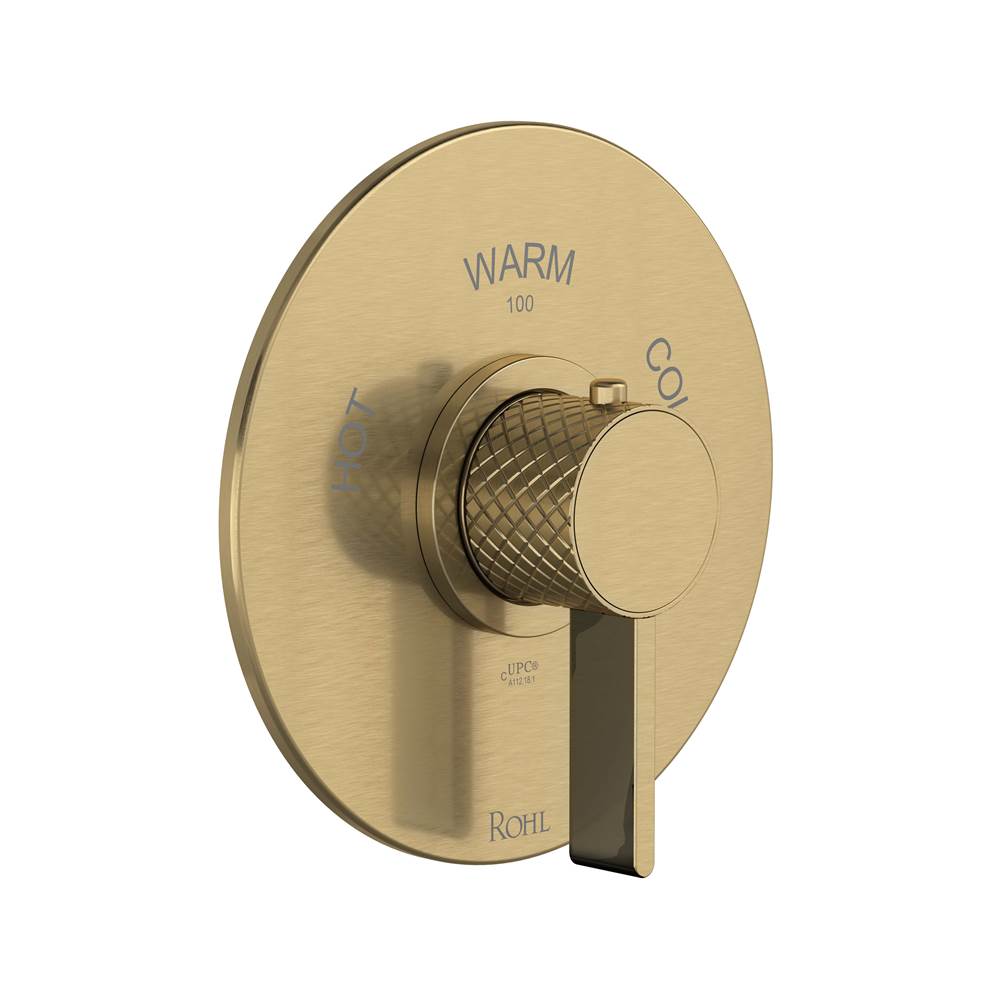 Rohl - TenerifeE 3/4'' Thermostatic Trim Without Volume Control - Antique Gold