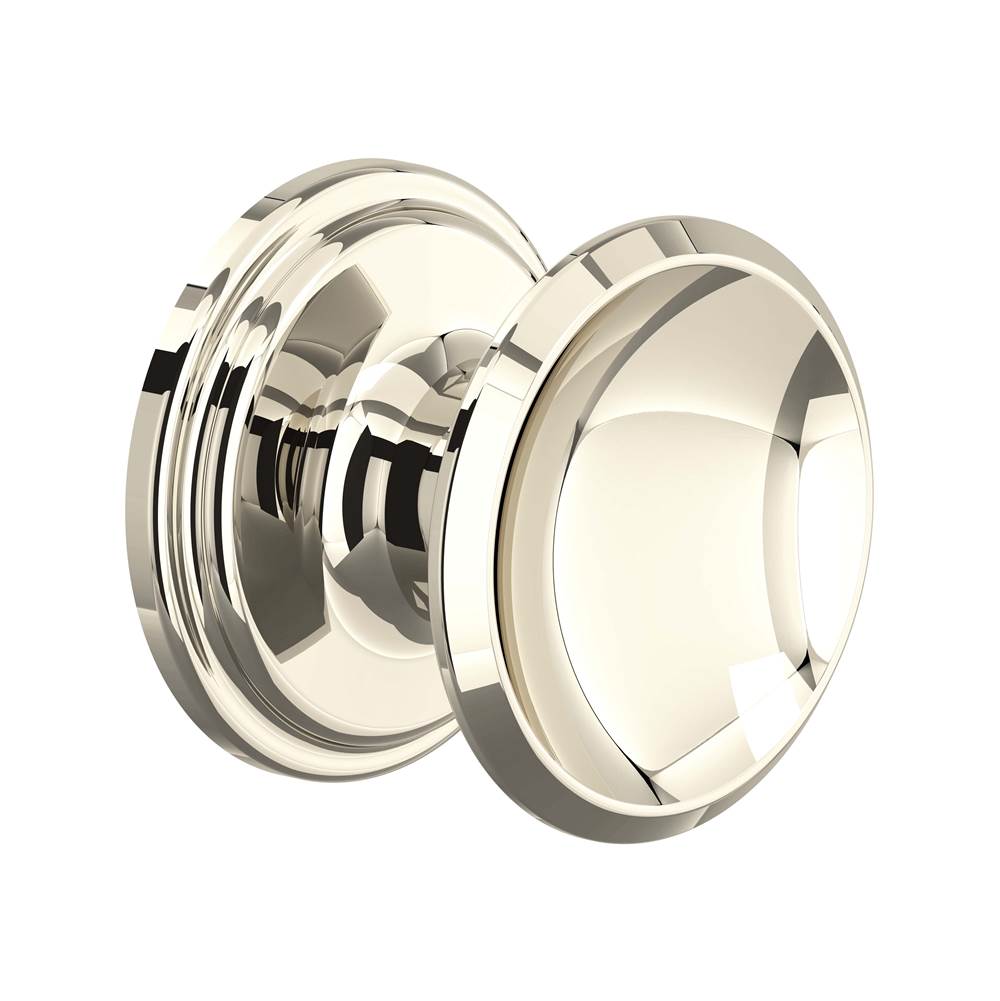 Rohl - Large Concave Drawer Pull Knobs - Set of 5 - Polished Nickel