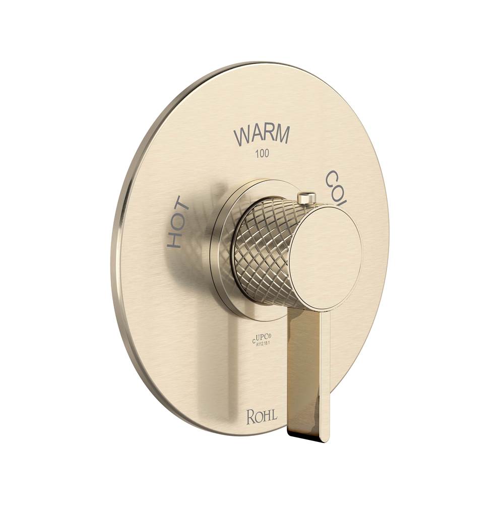 Rohl - TenerifeE 3/4'' Thermostatic Trim Without Volume Control - Satin Nickel