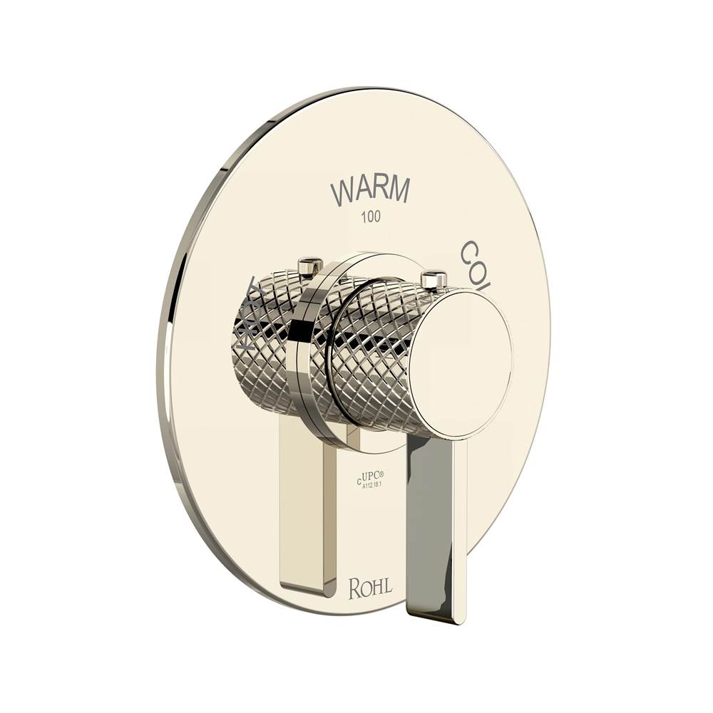 Rohl - TenerifeE 3/4'' Thermostatic Trim Without Volume Control - Polished Nickel