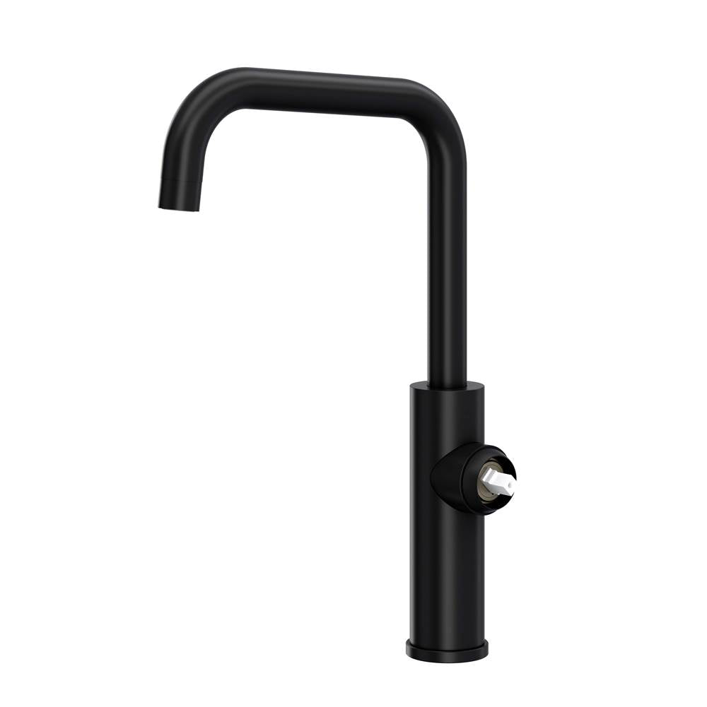 Rohl - EclissiE Bar/Food Prep Kitchen Faucet With U-Spout - Less Handle - Matte Black