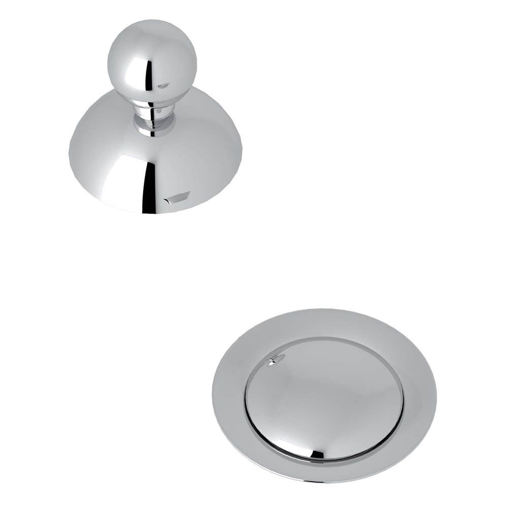 Rohl - Remote Pop-Up Set With Overflow - Polished Chrome