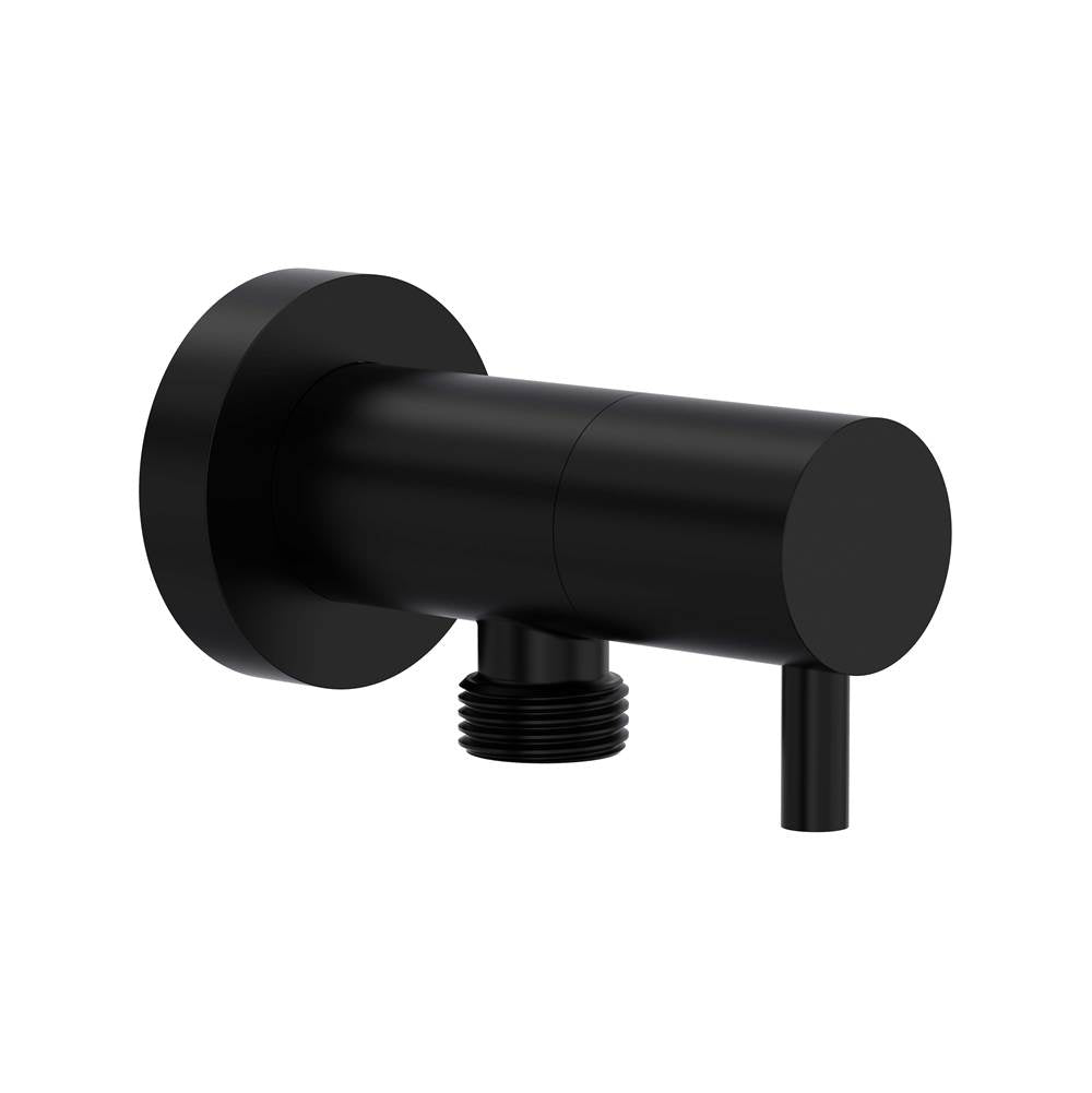 Rohl - Handshower Outlet With Integrated Volume Control - Matte Black