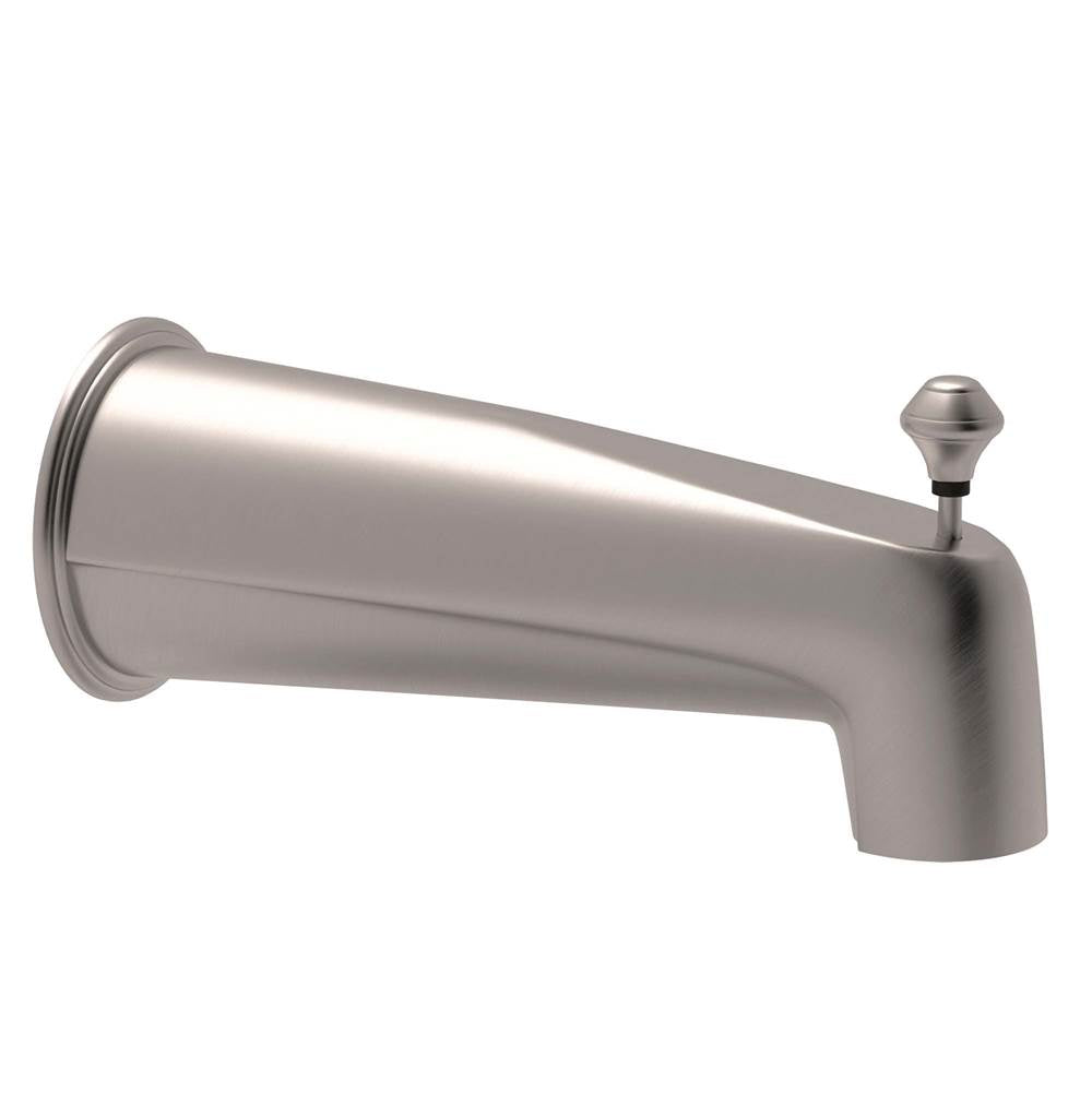 Rohl - Wall Mount Tub Spout With Diverter - Satin Nickel