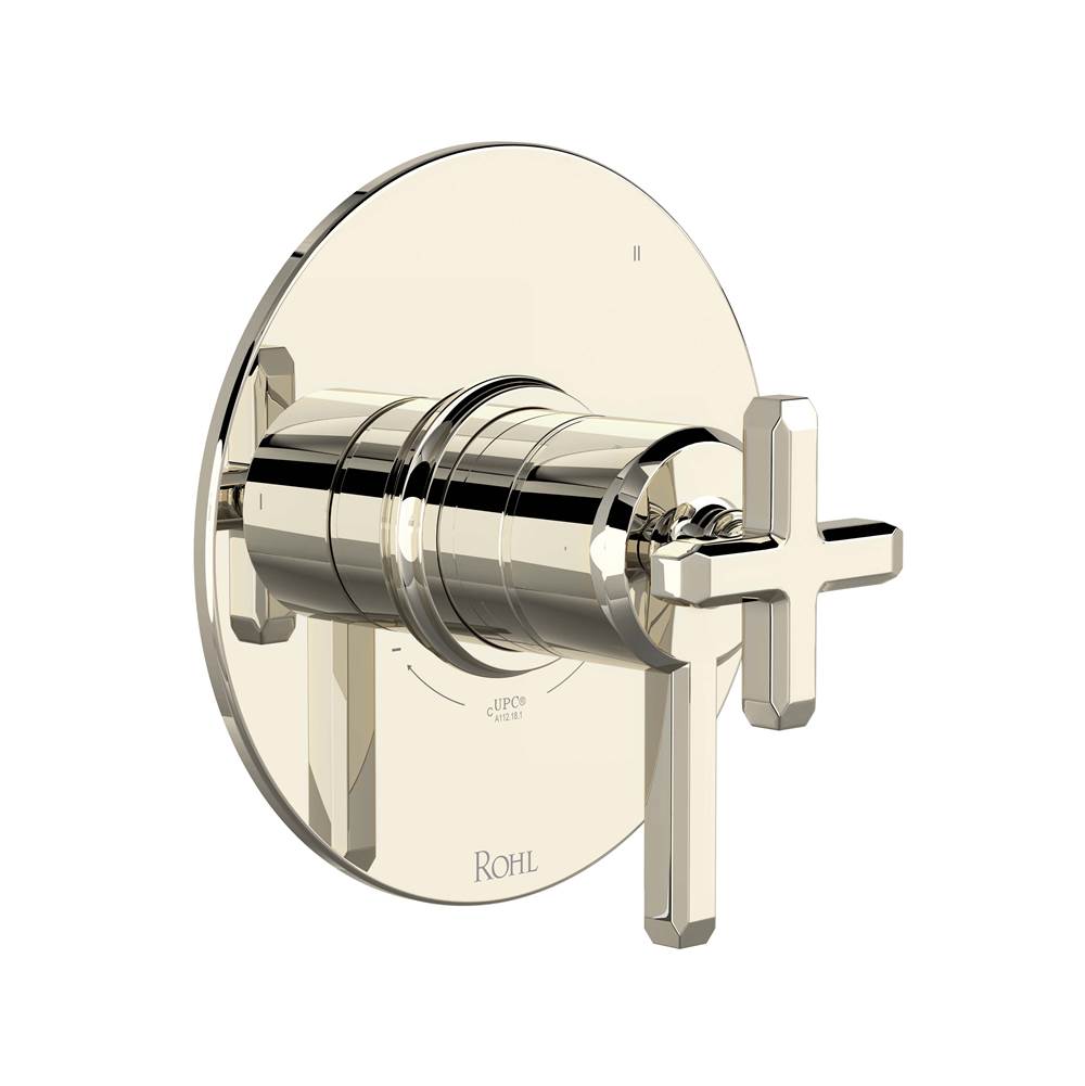 Rohl - ApothecaryE 1/2'' Therm & Pressure Balance Trim With 5 Functions - Polished Nickel