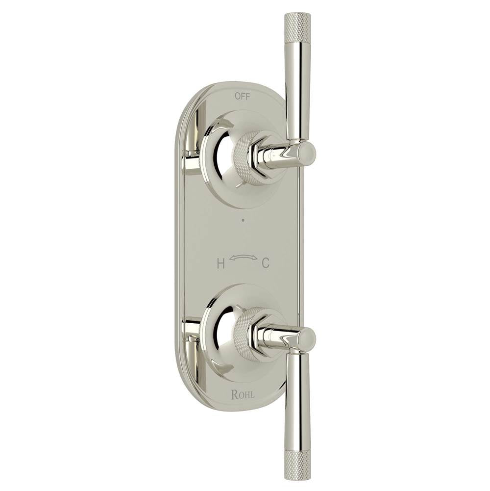 Rohl - Graceline 1/2'' Thermostatic Trim With Diverter - Polished Nickel