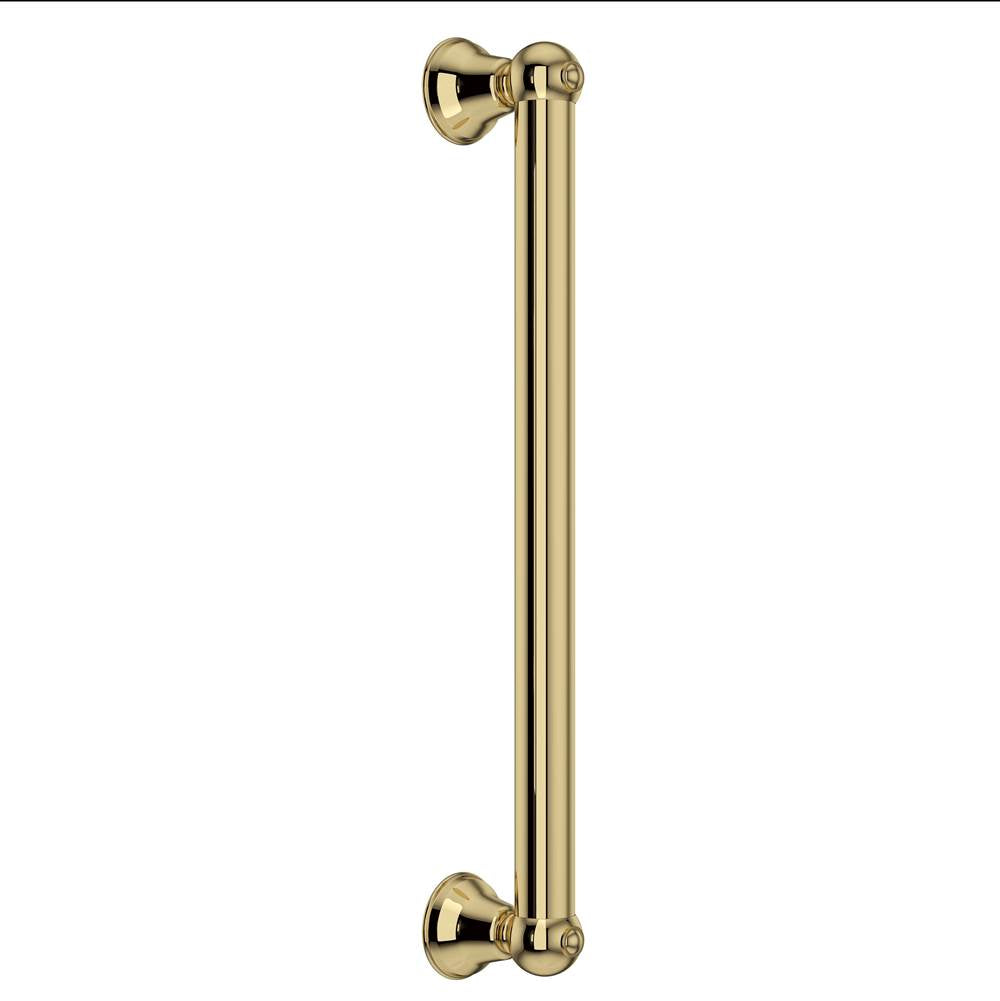 Rohl - 18'' Grab Bar - Unlacquered Brass