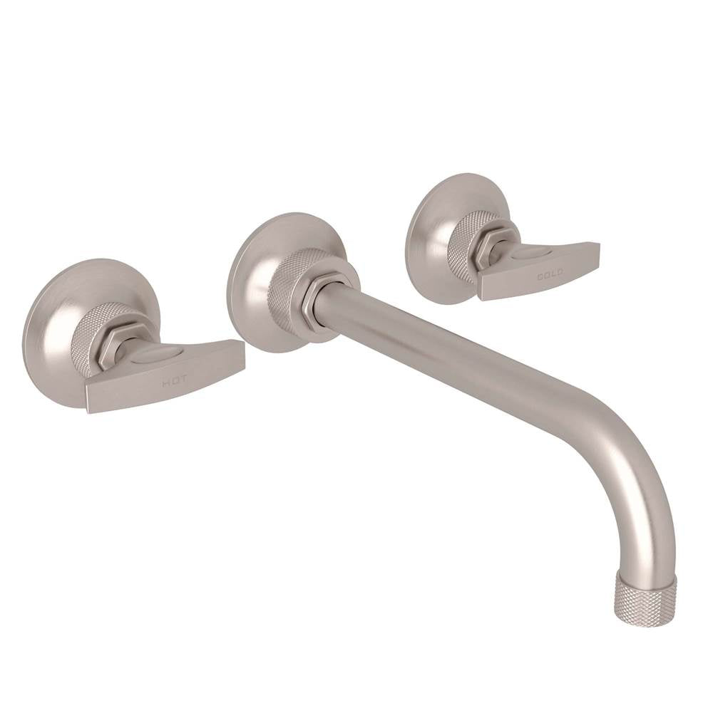 Rohl - Graceline Wall Mount Tub Filler Trim - Satin Nickel