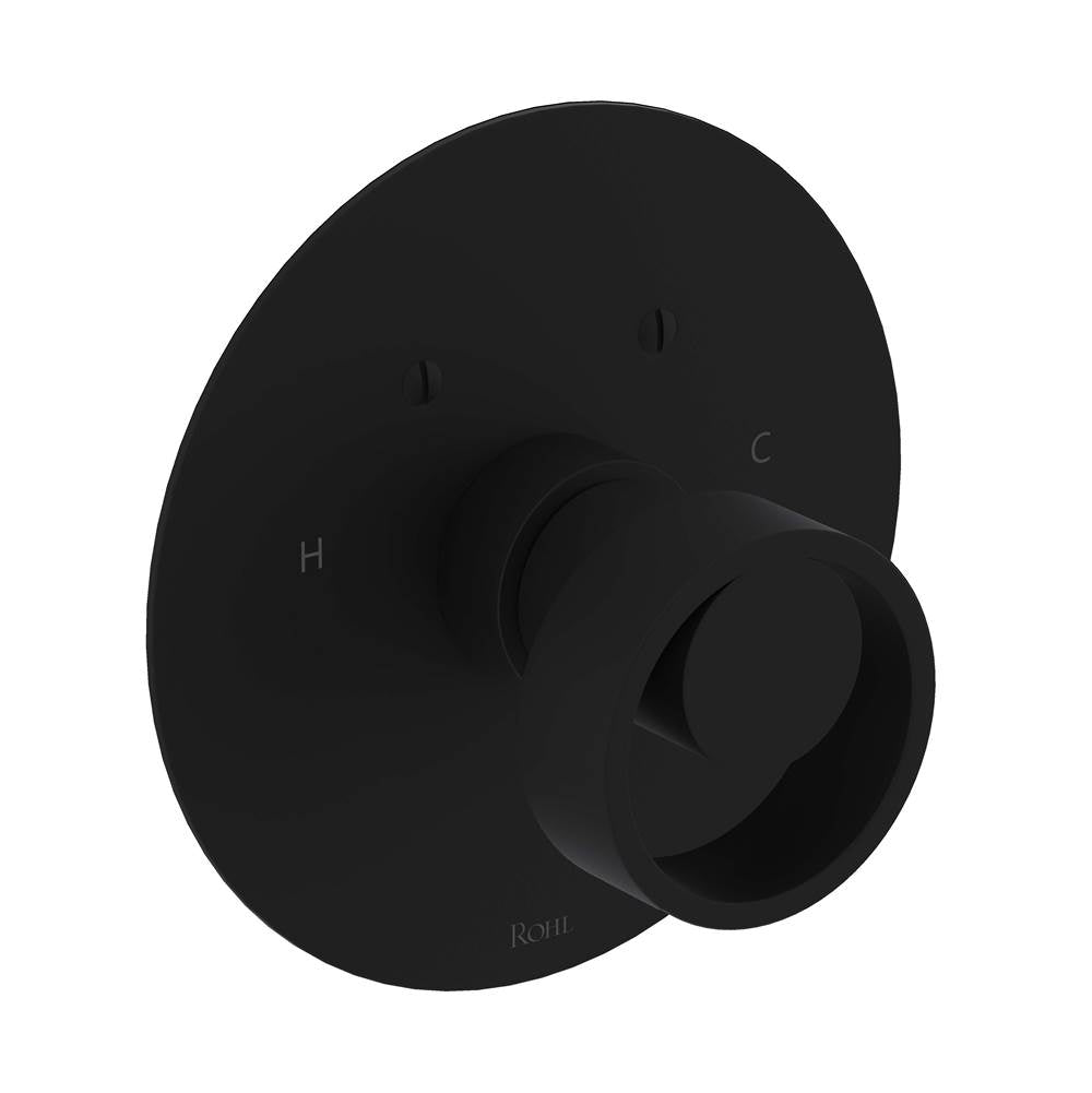 Rohl - EclissiE 3/4'' Thermostatic Trim Without Volume Control - Matte Black