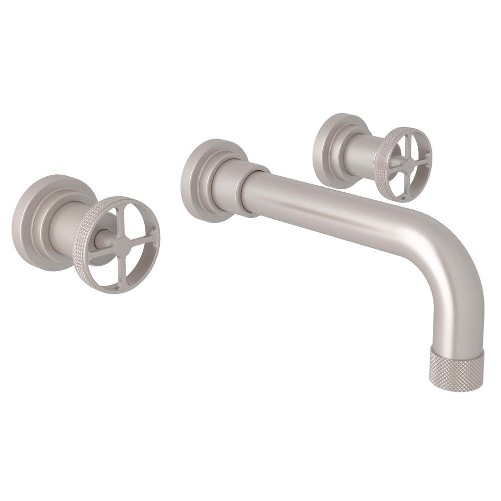 Rohl - CampoE Wall Mount Lavatory Faucet Trim - Satin Nickel