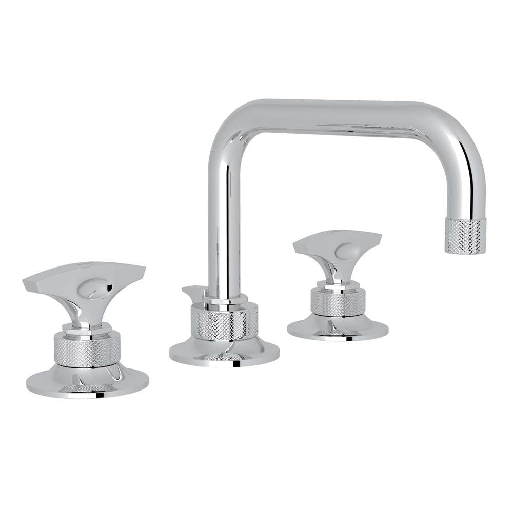 Rohl - Graceline Widespread Lavatory Faucet With U-Spout - Polished Chrome