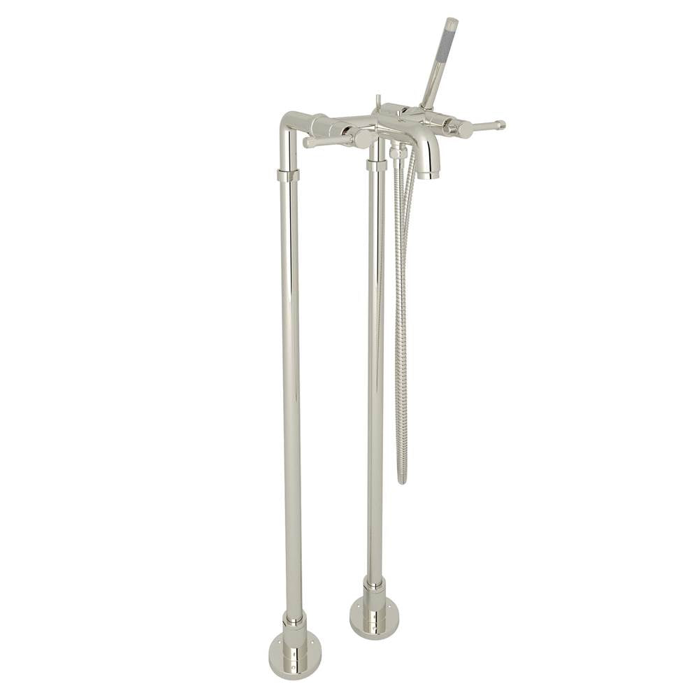 Rohl - CampoE Floor Mount Tub Filler - Polished Nickel