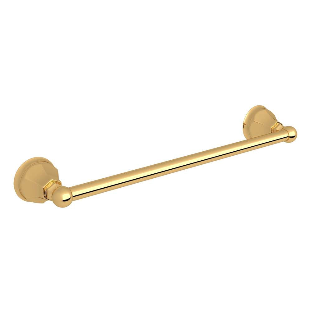 Rohl - Palladian 18'' Towel Bar - Italian Brass