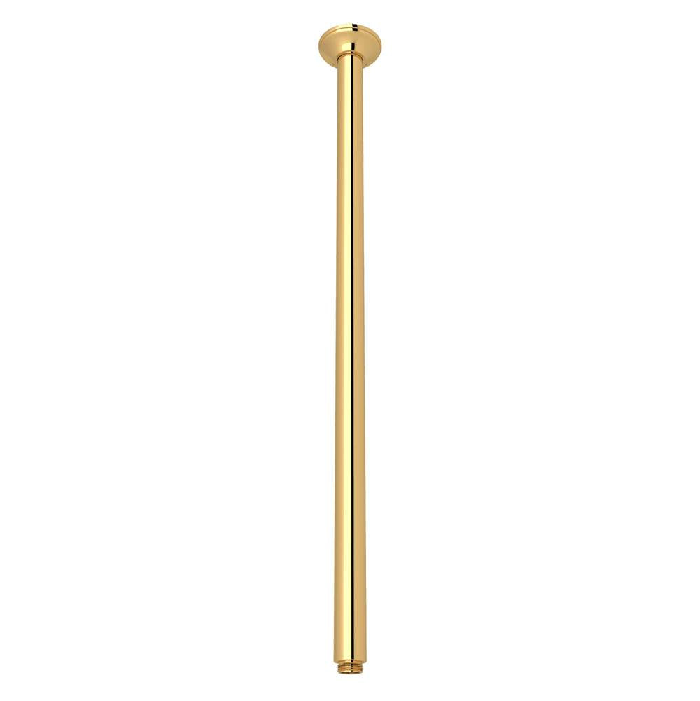 Rohl - 24'' Ceiling Mount Shower Arm - Italian Brass