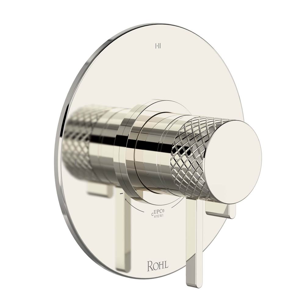 Rohl - TenerifeE 1/2'' Therm & Pressure Balance Trim With 3 Functions - Polished Nickel