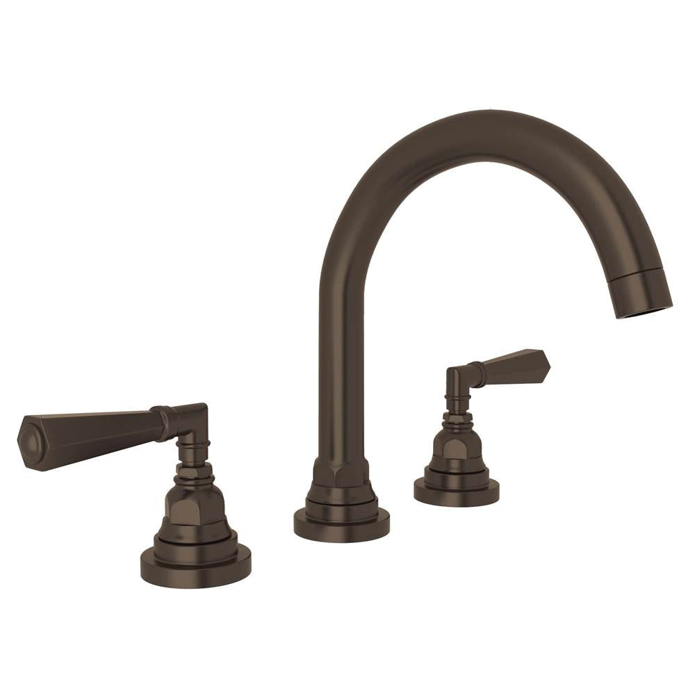 Rohl - San GiovanniE Widespread Lavatory Faucet With C-Spout - Tuscan Brass