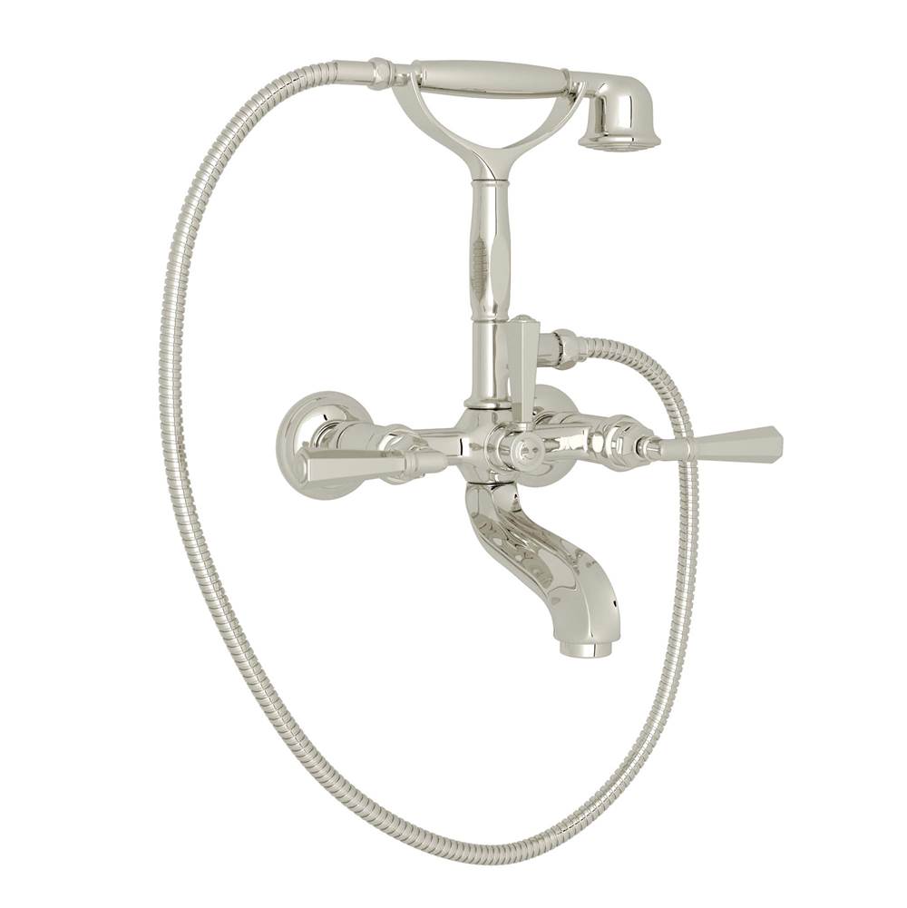 Rohl - Palladian Exposed Wall Mount Tub Filler - Polished Nickel