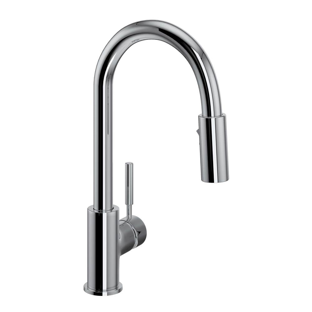 Rohl - LuxE Pull-Down Bar/Food Prep Kitchen Faucet - Polished Chrome