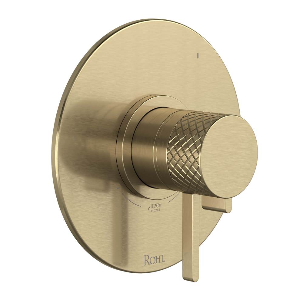 Rohl - TenerifeE 1/2'' Therm & Pressure Balance Trim With 5 Functions - Antique Gold