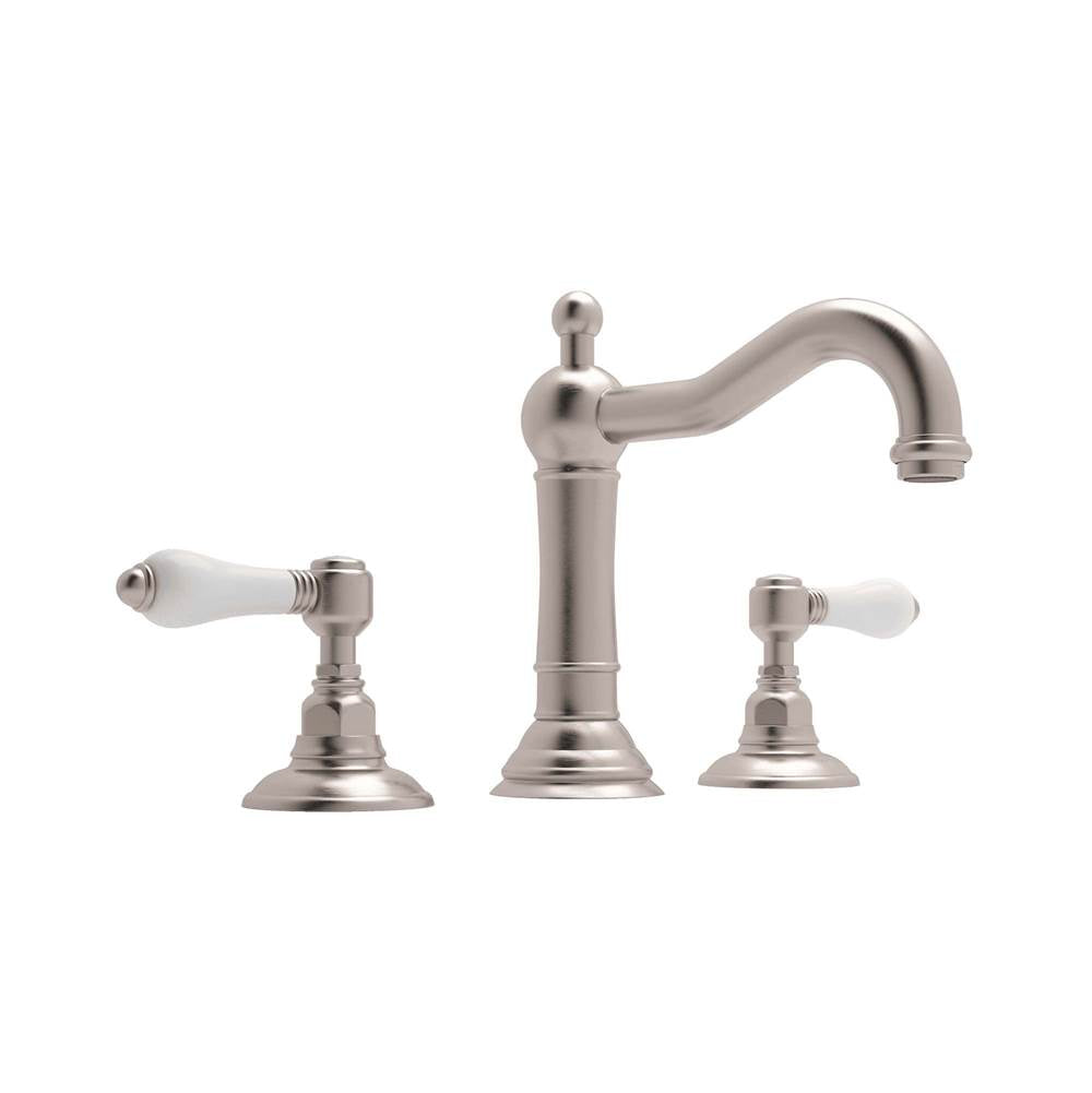 Rohl - Acqui Widespread Lavatory Faucet - Satin Nickel