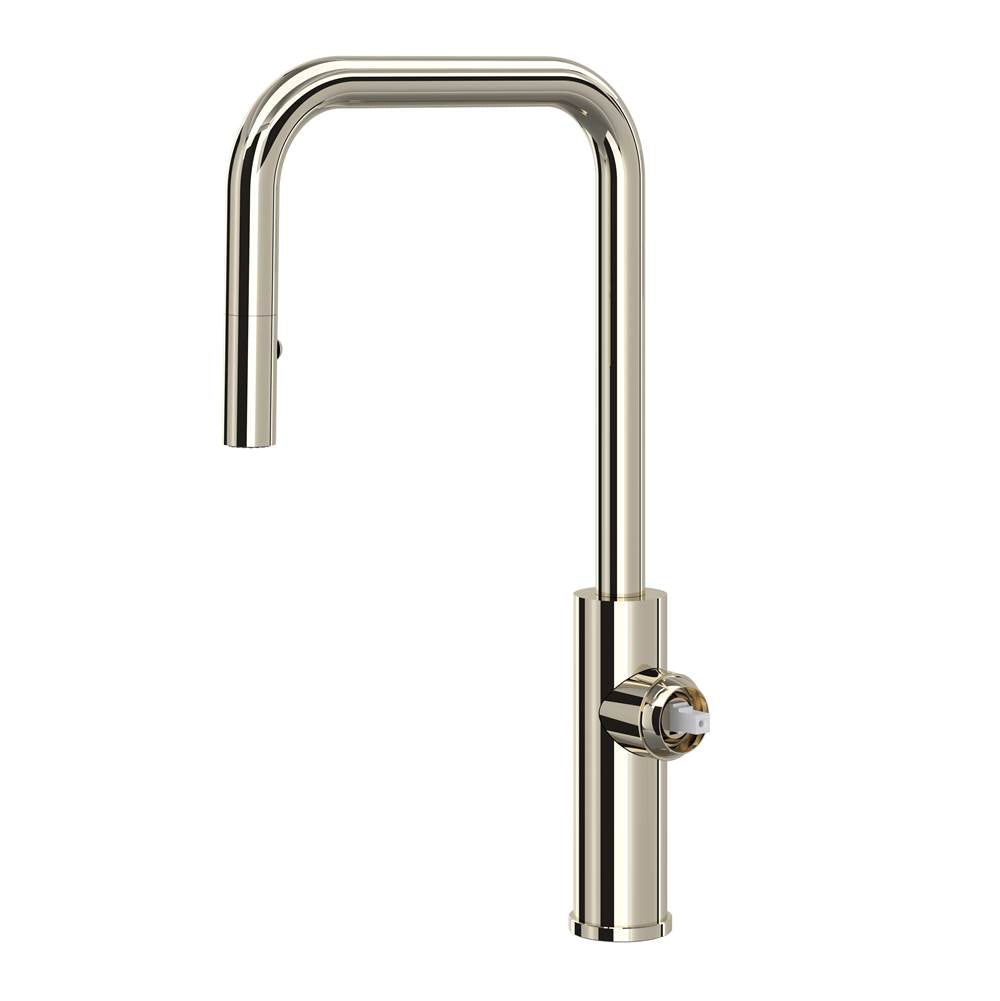 Rohl - EclissiE Pull-Down Kitchen Faucet With U-Spout - Less Handle - Polished Nickel