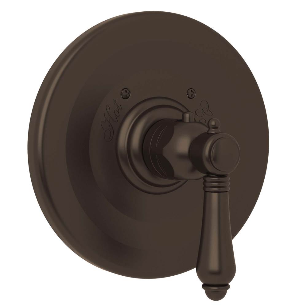 Rohl - 3/4'' Thermostatic Trim Without Volume Control - Tuscan Brass