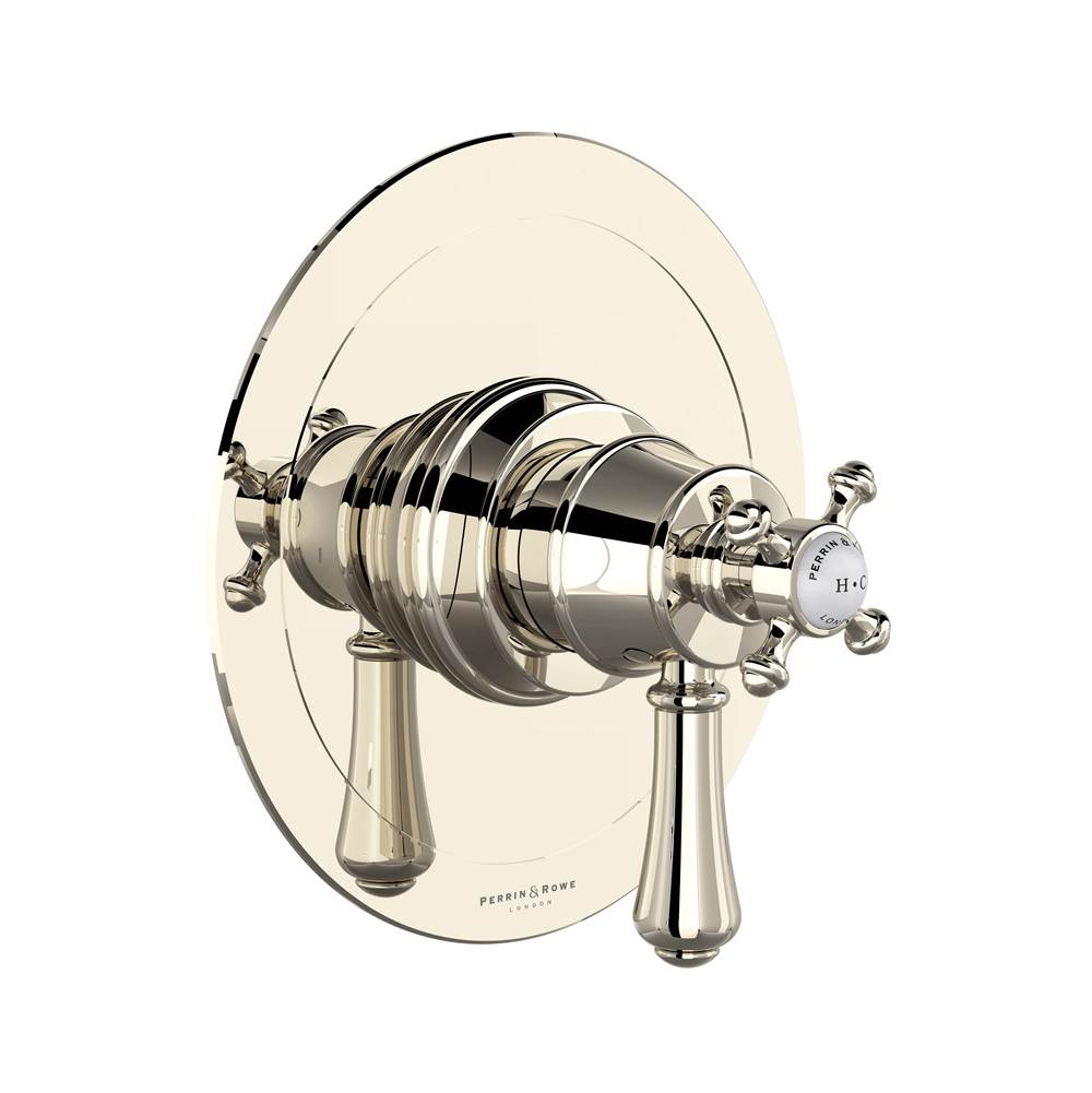 Rohl - Georgian EraE 1/2'' Therm & Pressure Balance Trim With 2 Functions - Polished Nickel