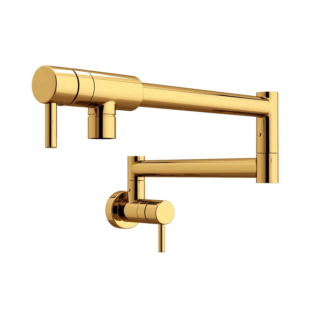 Rohl - Lux Pot Filler - Unlacquered Brass