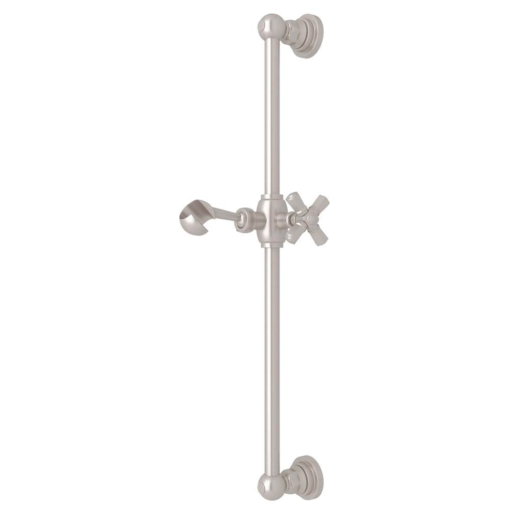 Rohl - 21'' Slide Bar - Satin Nickel
