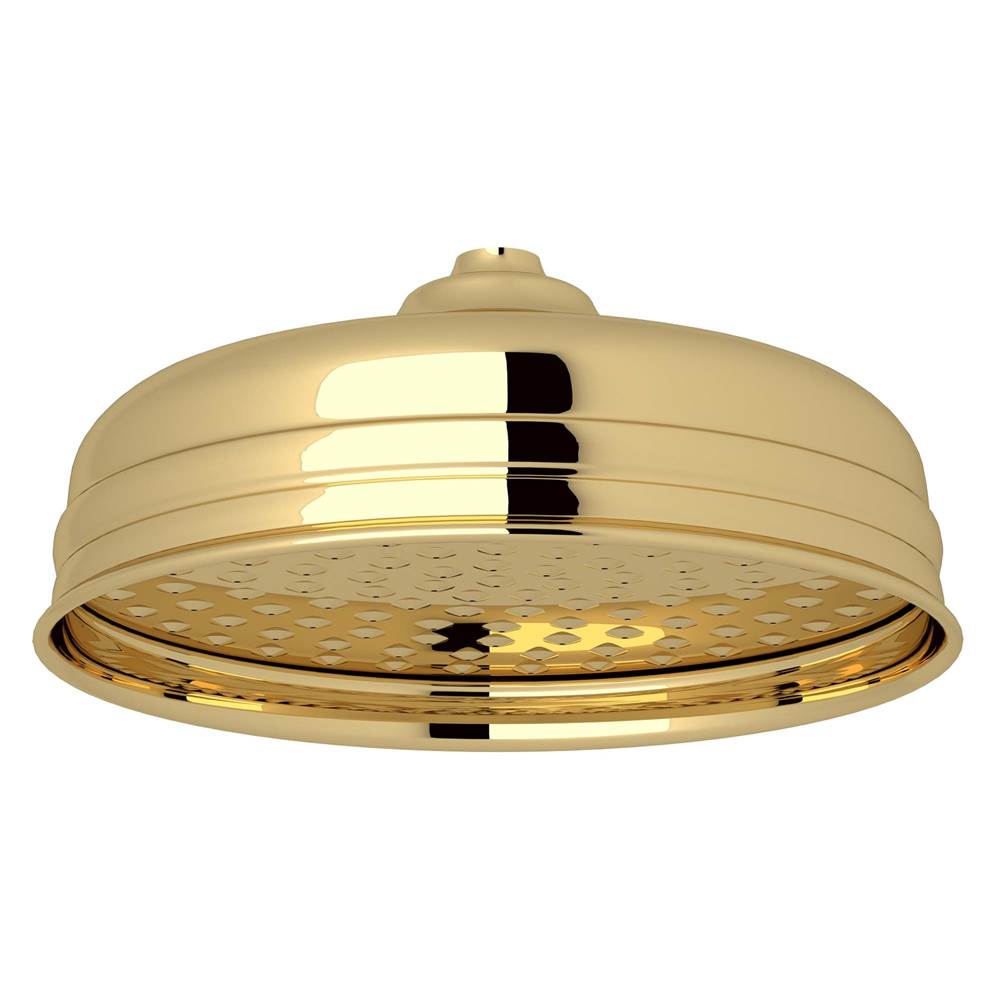 Rohl - 8'' Rain Showerhead - Unlacquered Brass
