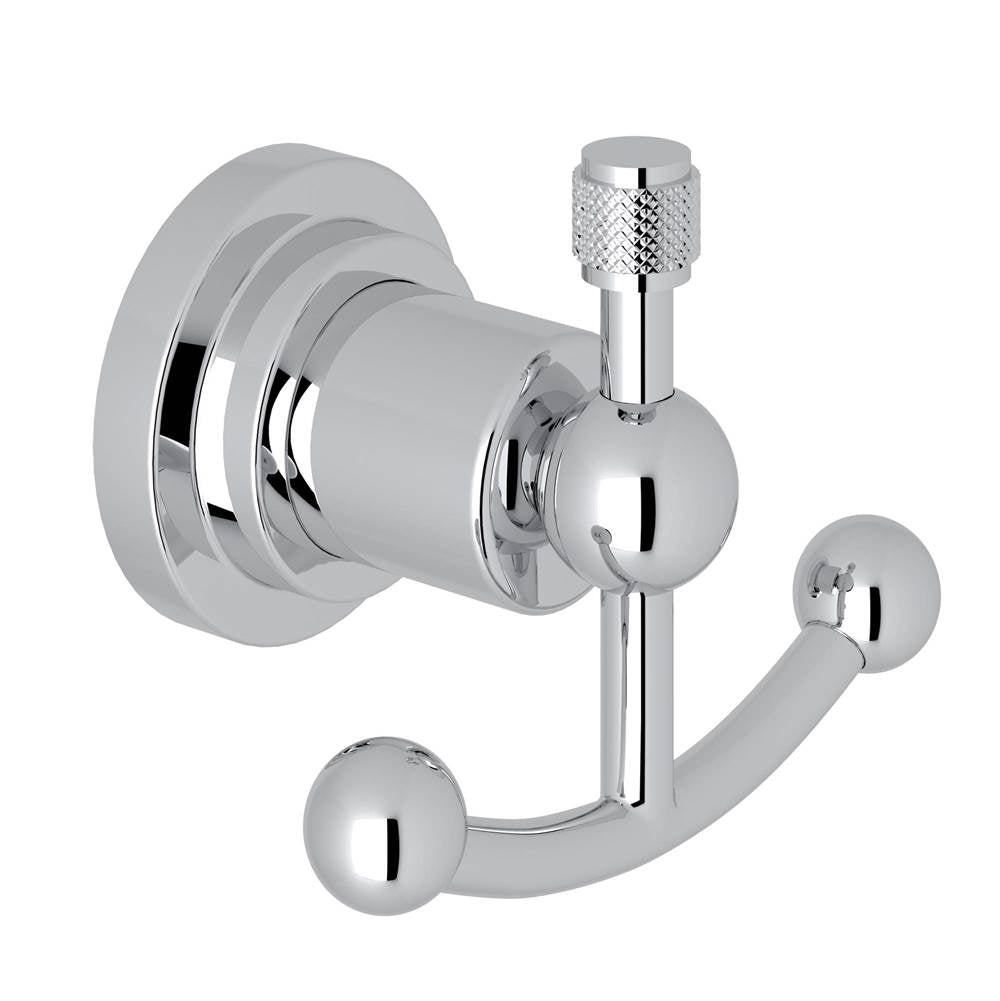 Rohl - CampoE Double Robe Hook - Polished Chrome