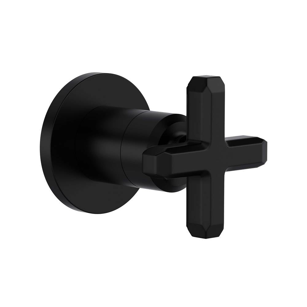 Rohl - ApothecaryE Trim For Volume Control And Diverter - Matte Black