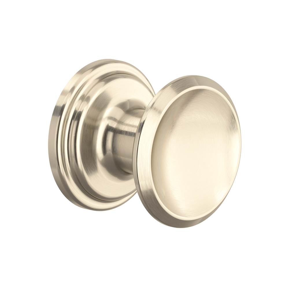 Rohl - Small Concave Drawer Pull Knobs - Set of 5 - Satin Nickel
