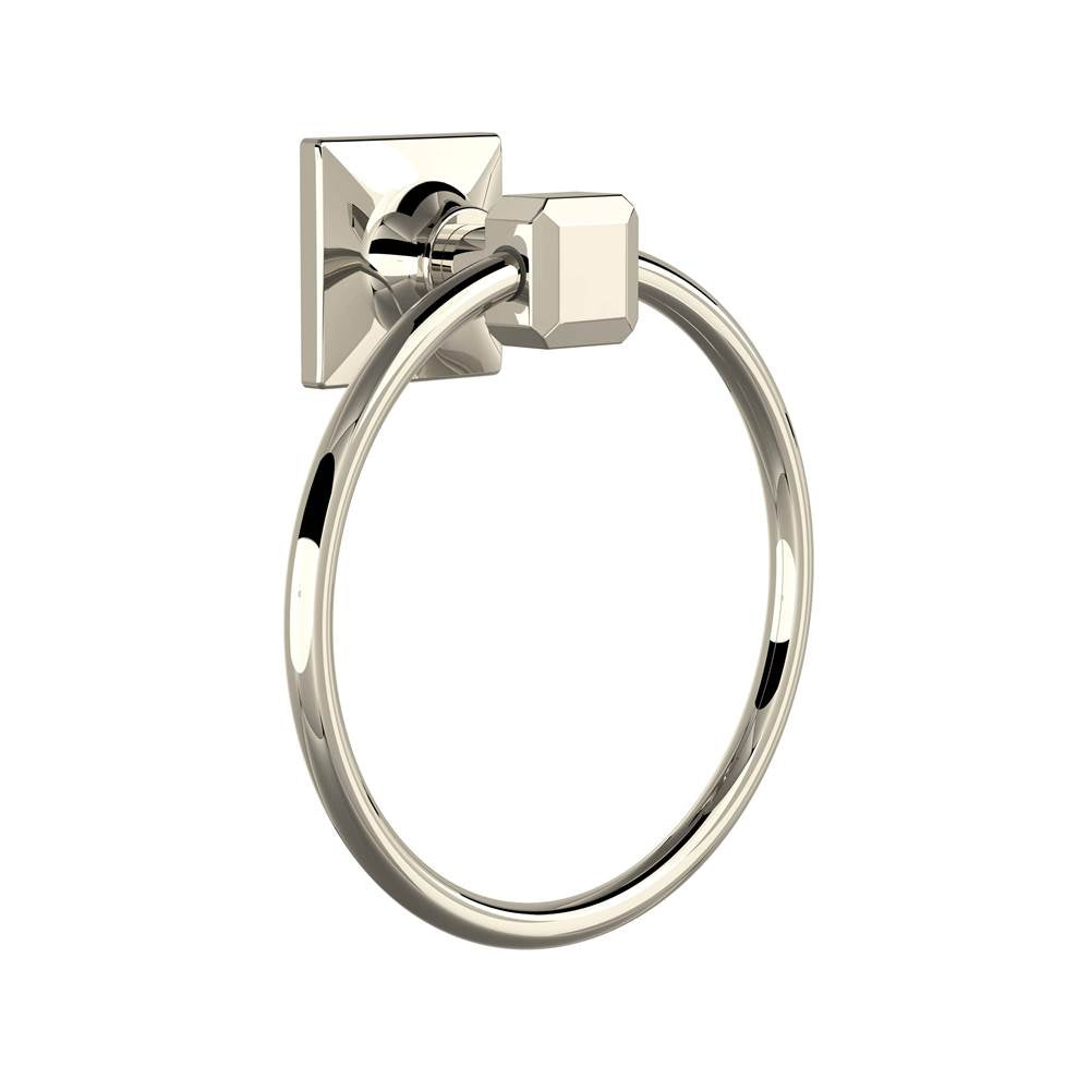 Rohl - ApothecaryE Towel Ring - Polished Nickel