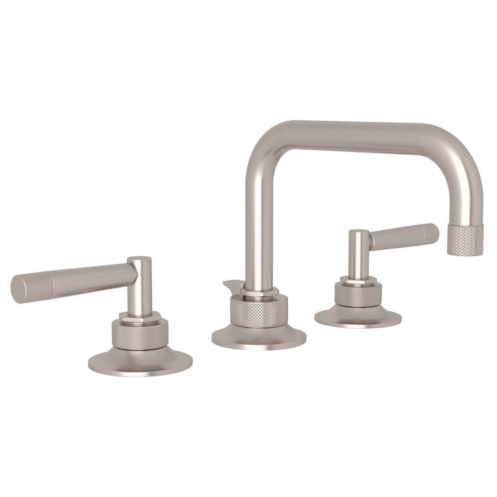 Rohl - Graceline Widespread Lavatory Faucet With U-Spout - Satin Nickel