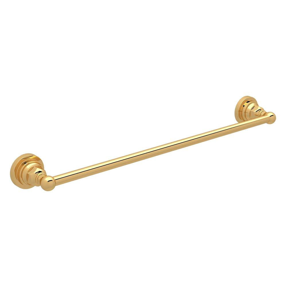 Rohl - 18'' Towel Bar - Unlacquered Brass