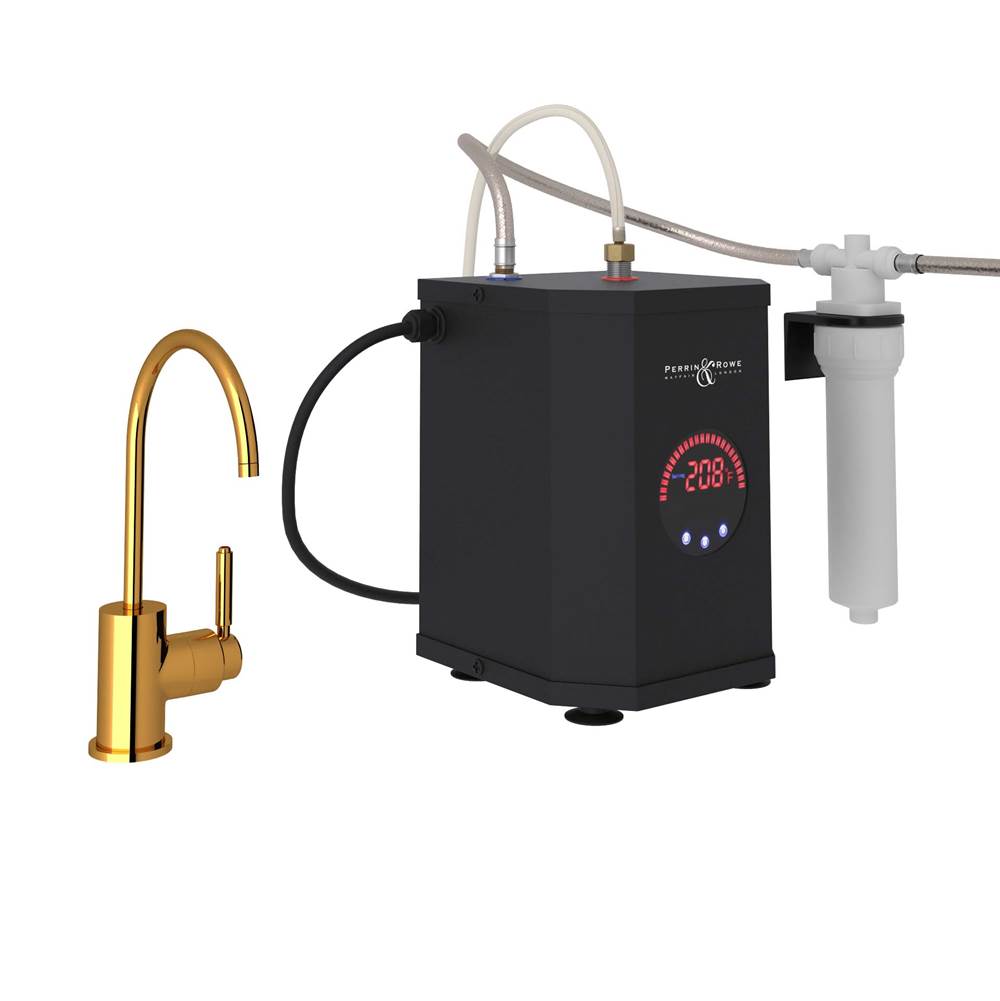 Rohl - LuxE Hot Water Dispenser, Tank And Filter Kit - Italian Brass
