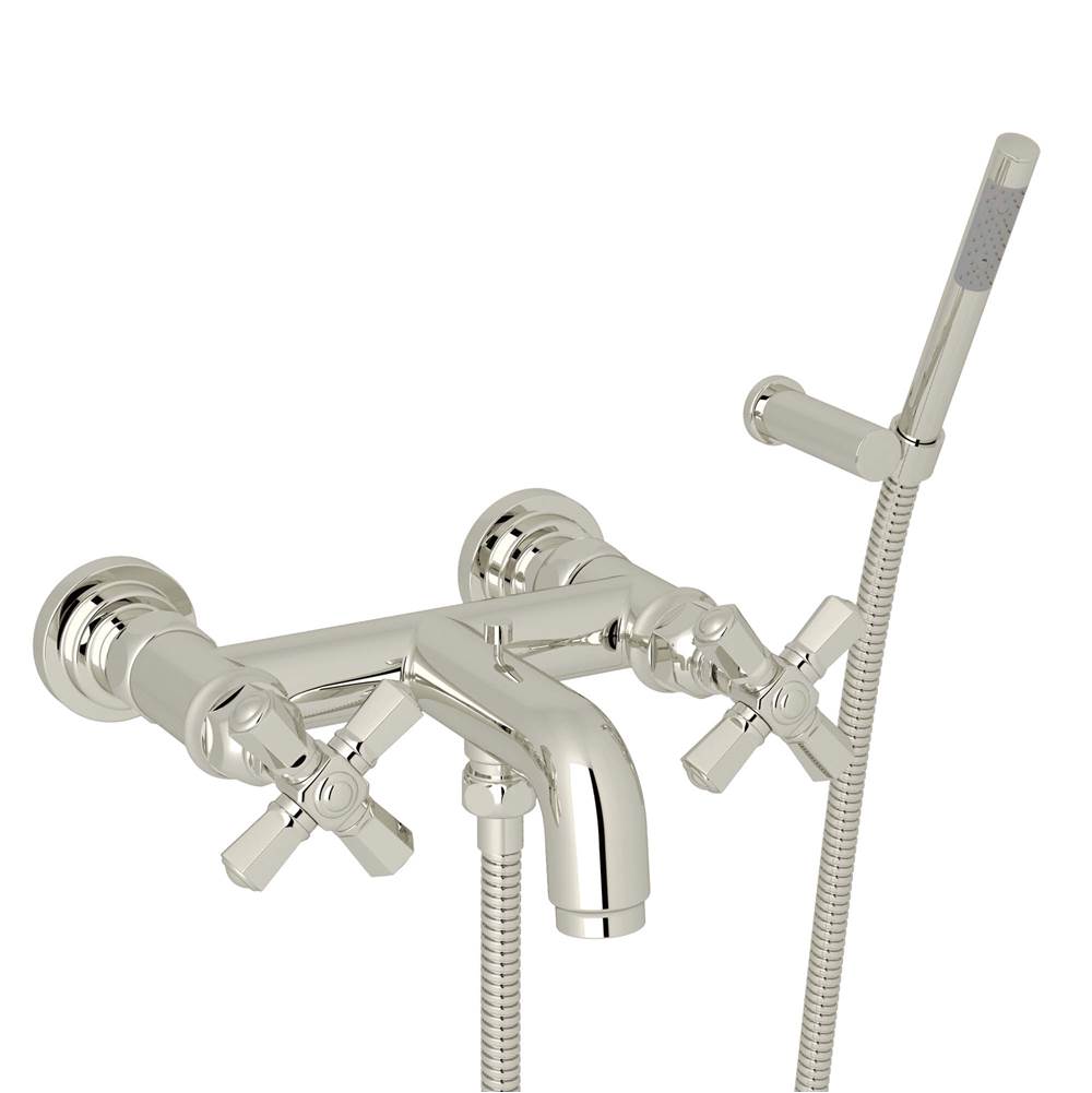 Rohl - San GiovanniE Exposed Wall Mount Tub Filler - Polished Nickel