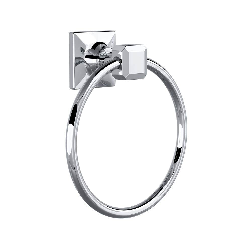 Rohl - ApothecaryE Towel Ring - Polished Chrome