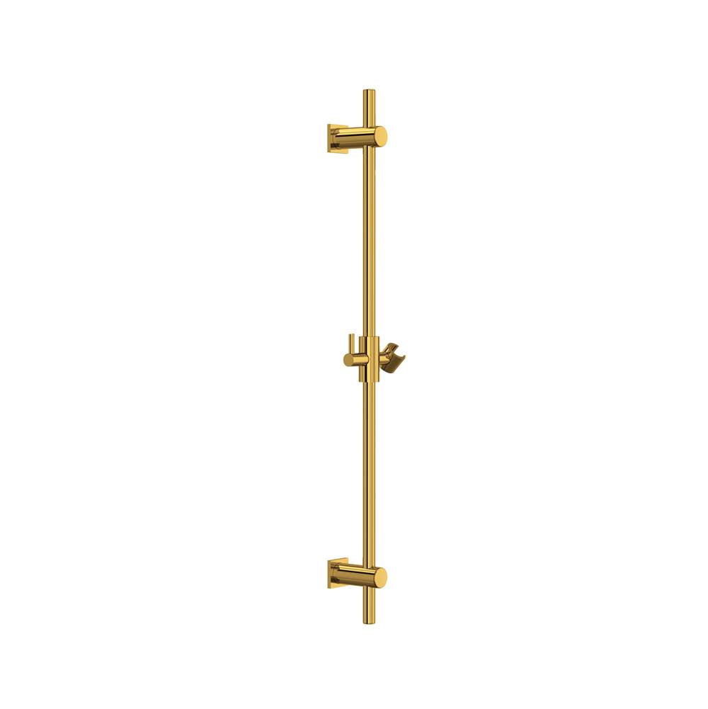 Rohl - 30'' Slide Bar - Unlacquered Brass