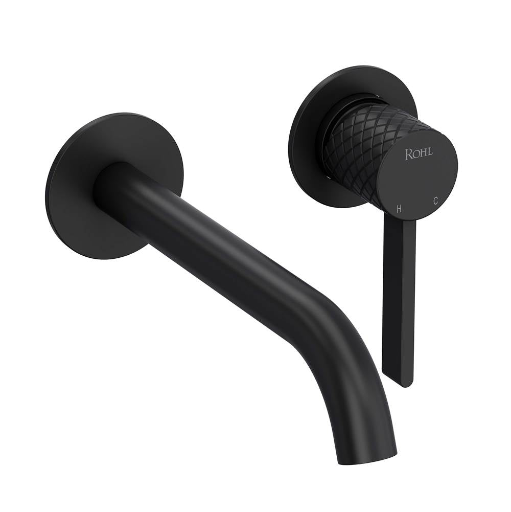 Rohl - TenerifeE Wall Mount Single Handle Lavatory Faucet Trim - Matte Black